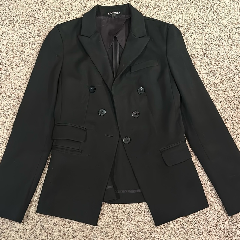 Express size 4 black blazer